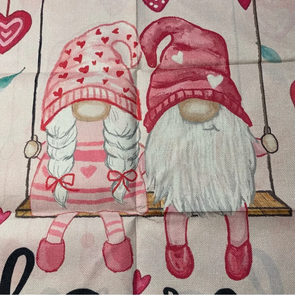Valentine's Gnome Love Tapestry‎